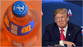 Scots blame orange man for pulling beloved orange beverage from golf club